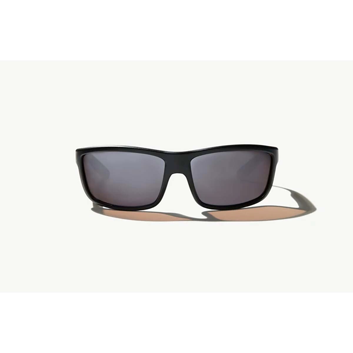 Bajio Nippers Sunglasses Polarized in Black Matte with Silver Glass